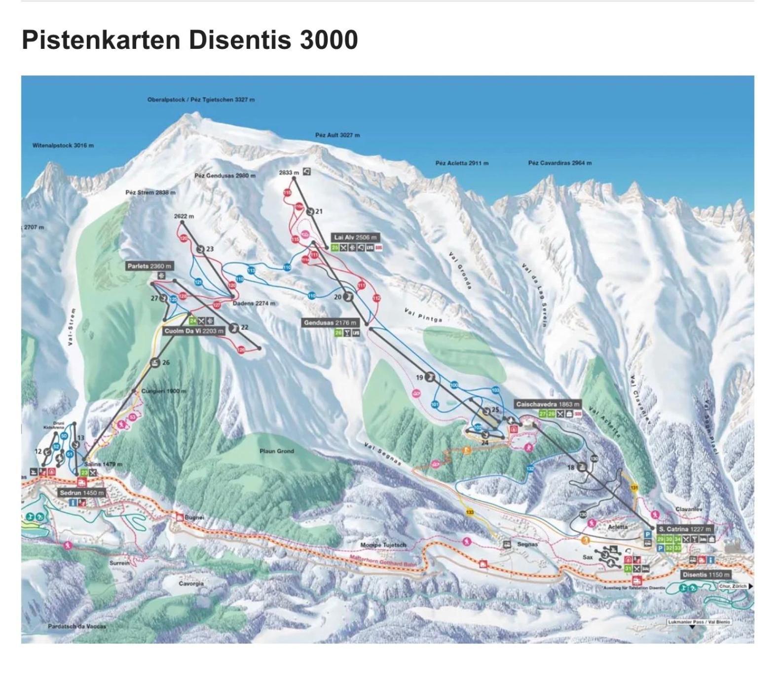 Apartment In Disentis Esterno foto